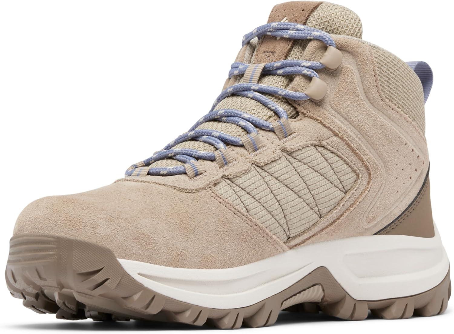 imageColumbia Womens Transverse Suede Hiking BootCanvas TanNew Moon