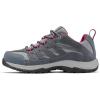 imageColumbia Womens Crestwood Waterproof Hiking ShoeZincDark Fuchsia