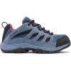 imageColumbia Womens Crestwood Waterproof Hiking ShoeZincDark Fuchsia