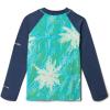 imageColumbia Baby Boys Sandy Shores Printed Long Sleeve SunguardBright Aqua Topo PalmsDark Mountain