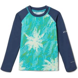 imageColumbia Baby Boys Sandy Shores Printed Long Sleeve SunguardBright Aqua Topo PalmsDark Mountain
