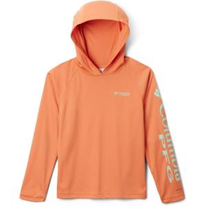 imageColumbia Boys PFG Terminal Tackle HoodieDusty OrangeNew Mint Logo