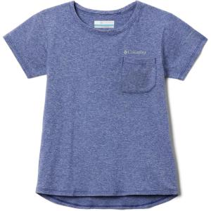 imageColumbia Girls Tech Trail Short Sleeve TeeDark Sapphire Heather