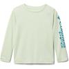 imageColumbia Girls Tidal Tee Long SleeveLight LimeDeep Marine Logo
