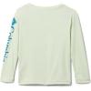 imageColumbia Girls Tidal Tee Long SleeveLight LimeDeep Marine Logo