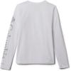 imageColumbia Girls Tidal Tee Long SleeveWhiteCirrus Grey Logo