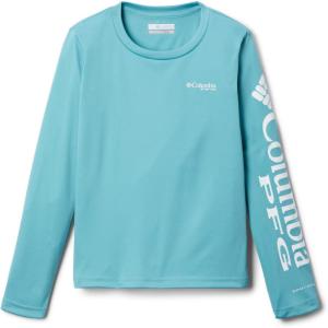 imageColumbia Girls Tidal Tee Long SleeveSea WaveWhite Logo