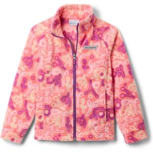 imageColumbia girls Benton Springs Ii Printed FleeceHot Coral Marker Made