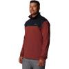imageColumbia Mens Pitchstone Overlay Half SnapSpiceBlack