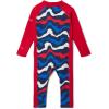 imageColumbia Unisex Baby Sandy Shores Ii SunsuitColl Navy WavyMountain Red