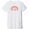 imageColumbia Girls Mission Lake Short Sleeve Graphic ShirtWhite Brand Rainbow