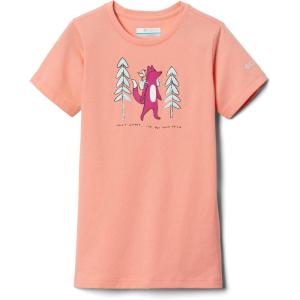 imageColumbia Girls Mission Lake Short Sleeve Graphic ShirtCoral Reef Foxy Pack