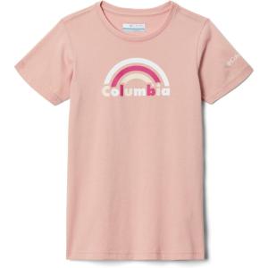 imageColumbia Girls Mission Lake Short Sleeve Graphic ShirtFaux Pink Brand Rainbow