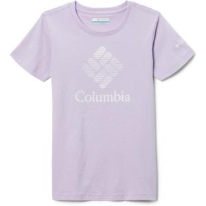 imageColumbia Girls Mission Lake Short Sleeve Graphic ShirtMorning MistCsc Stacked Banded Graphic