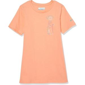 imageColumbia Girls Mission Lake Short Sleeve Graphic ShirtPeachCamp Csc Graphic