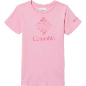 imageColumbia Girls Mission Lake Short Sleeve Graphic ShirtWild RoseCsc Stacked Banded Graphic