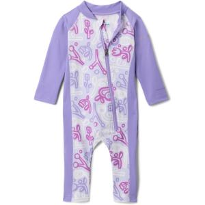 imageColumbia Unisex Baby Sandy Shores Ii SunsuitSnowdrift Marker MadePaisley Purple