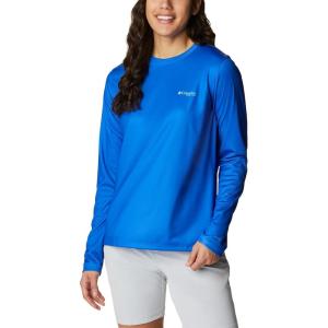 imageColumbia Womens Tidal Tee PFG Fish Flag LsBlue MacawGulf Stream Gradient