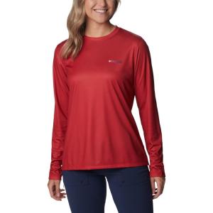 imageColumbia Womens Tidal Tee PFG Fish Flag LsRed SparkBluestone Gradient