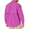 imageColumbia Mens PFG Bahama II Long Sleeve ShirtBerry Jam