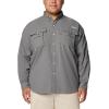 imageColumbia Mens PFG Bahama II Long Sleeve ShirtCity Grey