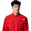 imageColumbia Mens PFG Bahama II Long Sleeve ShirtRed Spark
