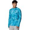 imageColumbia Mens Super Terminal Tackle Vent Long SleeveBlue Echo Seamoss