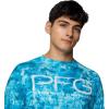 imageColumbia Mens Super Terminal Tackle Vent Long SleeveBlue Echo Seamoss