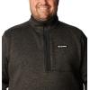 imageColumbia Mens Sweater Weather Half ZipBlack HeatherBlack