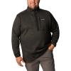 imageColumbia Mens Sweater Weather Half ZipBlack HeatherBlack