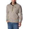 imageColumbia Mens Sweater Weather Half ZipDark Stone HeatherStone Green