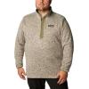 imageColumbia Mens Sweater Weather Half ZipDark Stone HeatherStone Green