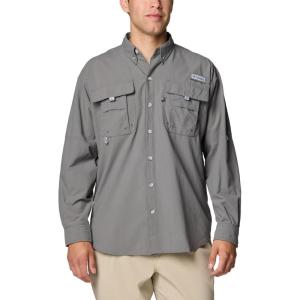 imageColumbia Mens PFG Bahama II Long Sleeve ShirtCity Grey
