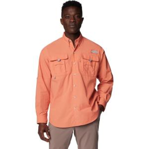 imageColumbia Mens PFG Bahama II Long Sleeve ShirtFaded Peach
