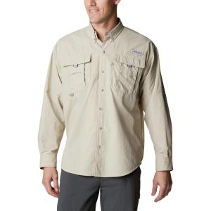 imageColumbia Mens PFG Bahama II Long Sleeve ShirtFossilRealtree Edge