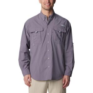 imageColumbia Mens PFG Bahama II Long Sleeve ShirtGranite Purple