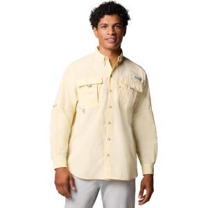 imageColumbia Mens PFG Bahama II Long Sleeve ShirtLemon Wash