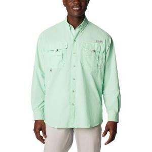 imageColumbia Mens PFG Bahama II Long Sleeve ShirtMint Cay