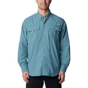 imageColumbia Mens PFG Bahama II Long Sleeve ShirtTranquil Teal