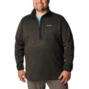 imageColumbia Mens Sweater Weather Half ZipBlack HeatherBlack