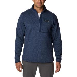 imageColumbia Mens Sweater Weather Half ZipDark Mountain HeatherDark Mountain