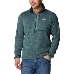 imageColumbia Mens Sweater Weather Half ZipNight Wave HeatherMetal
