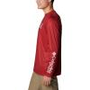imageColumbia Mens Collegiate PHG Terminal Shot Long Sleeve ShirtAla  Red Velvet