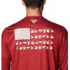 imageColumbia Mens Collegiate PHG Terminal Shot Long Sleeve ShirtAla  Red Velvet