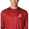 imageColumbia Mens Collegiate PHG Terminal Shot Long Sleeve ShirtAla  Red Velvet