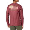 imageColumbia Mens Collegiate PHG Terminal Shot Long Sleeve ShirtFsu  Cabernet