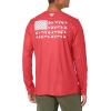 imageColumbia Mens Collegiate PHG Terminal Shot Long Sleeve ShirtOs  Intense Red