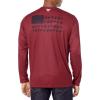 imageColumbia Mens Collegiate PHG Terminal Shot Long Sleeve ShirtSc  Beet