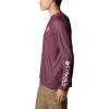 imageColumbia Mens Collegiate PHG Terminal Shot Long Sleeve ShirtTam  Deep Maroon
