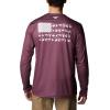 imageColumbia Mens Collegiate PHG Terminal Shot Long Sleeve ShirtTam  Deep Maroon